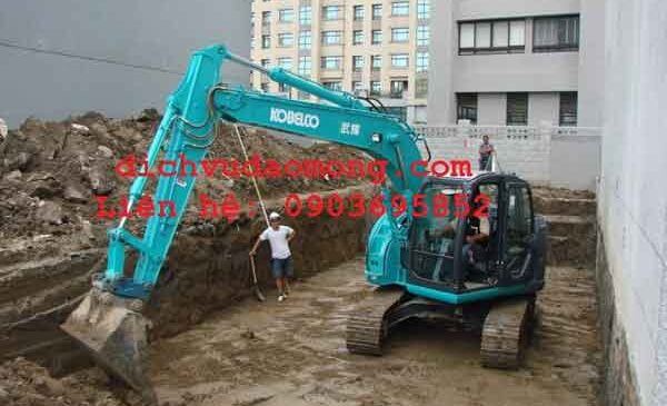 Dịch vụ đào móng nhà tại TPHCM